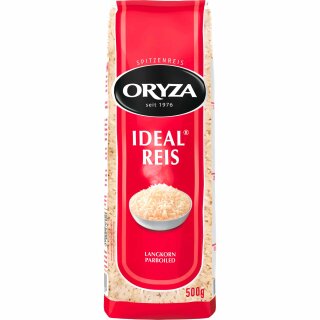 Oryza Ideal Reis Langkorn Parboiled (500g Beutel) MHD 19.06.2024 Sonderpreis