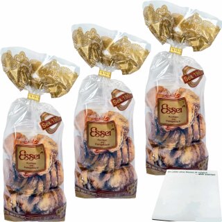 Esser Mini Heidesand marmoriert Mürbegebäck 3er Pack (3x250g Beutel) + usy Block