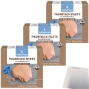 Followfood MSC Thunfischfilets Natur 3er Pack (3x185g Dose) + usy Block