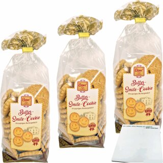 Esser Butter-Smile-Cookie 3er Pack (3x250g Beutel) + usy Block
