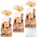 Esser S-Edelbutterspritzgebäck halb in Zartbitterschokolade 3er Pack (3x200g Beutel) + usy Block