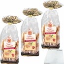 Esser Knusper-Cremewaffeln mit 50% fruchtiger Zitronencremefüllung 3er Pack (3x200g Beutel) + usy Block