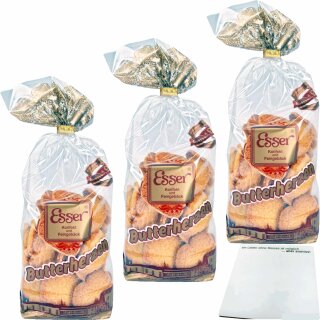 Esser Butterherzen 3er Pack (3x250g Beutel) + usy Block