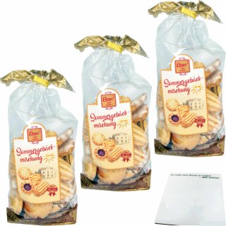 Esser Sommergebäckmischung 3er Pack (3x250g Beutel) + usy Block