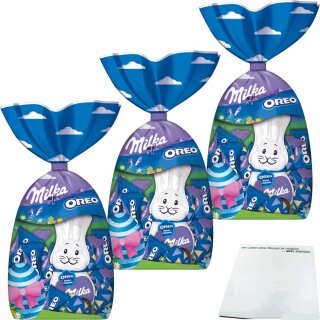 Milka Oreo Ostermischung 3er Pack (3x212g Packung) + usy Block