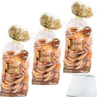 Esser Kokosgebäck 3er Pack (3x300g Beutel) + usy Block