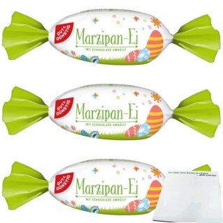Gut&Günstig Marzipan-Ei 3er Pack (3x175g Packung) + usy Block