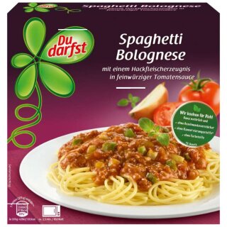Du darfst Spagehtti Bolognese (375g Packung)
