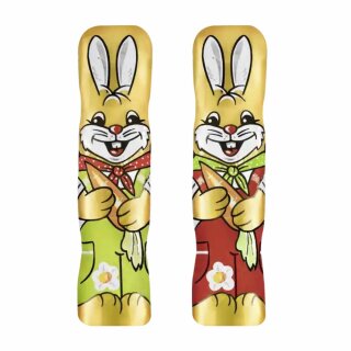 Riegelein Osterhasen aus feiner Vollmilchschokolade 3er Pack (3x125g Packung) + usy Block