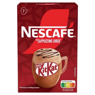 Nescafe Cappuccino Choco KitKat 7 Stück (7x21g Packung)