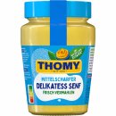 Thomy Delikatess Senf mittelscharf (250ml Glas) MHD 09/2025 Sonderpreis