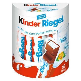 Ferrero Kinder Riegel 10 Riegel (210g Packung) MHD 08.11.2025 Sonderpreis