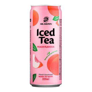 Mr. Brown Iced Tea Pfirsich (320ml Dose)