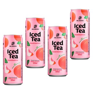 Mr. Brown Iced Tea Pfirsich (4x0,32L Dose)