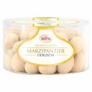 Zentis Marzipan Eier Eierlikör 3er Pack (3x500g Runddose) + usy Block