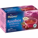 Meßmer Rooibos Wildkirsche fruchtig-mild 8 Packungen (8x 20 Beutel, 40g Packung) MHD 27.01.2025 Sonderpreis