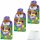 Milka Magic Mix Plüschtier Eichhörnchen 3er Pack (3x96g Packung) + usy Block