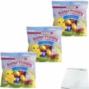 Riegelein Bunter Frühling Vollmilch-Schoko-Eier 3er Pack (3x100g Packung) + usy Block