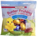 Riegelein Bunter Frühling Vollmilch-Schoko-Eier 3er Pack (3x100g Packung) + usy Block