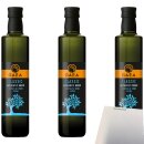 Gaea Classic Natives Olivenöl extra 3er Pack (3x500ml Flasche) + usy Block