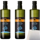 Gaea Classic Natives Olivenöl extra 3er Pack (3x1l Flasche) + usy Block