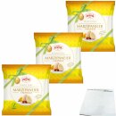 Zentis Marzipan-Eier mit Mango 3er pack (3x125g Beutel) + usy Block