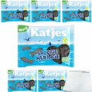 Katjes Salzige Heringe 6er Pack (6x210g Packung) + usy Block
