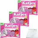 Katjes Wunderland Pink 3er Pack (3x210g Packung) + usy Block