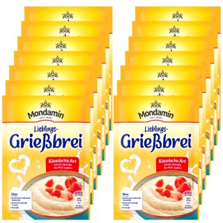 Mondamin Grießbrei klassischer Art VPE (14x89g Karton)