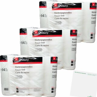 TGQ Küchentücher 3L 3er Pack (24x64BL Packung) + usy Block
