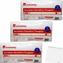 Transgourmet economy Servietten 3er Pack (3x500...