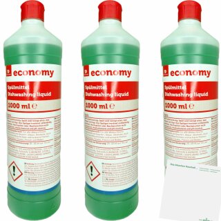 Spülmittel TGE 3er Pack (3x1L Flasche) + usy Block