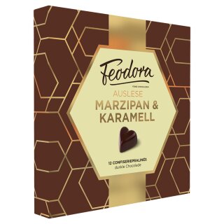 Feodora Pralinen Auslese Marzipan & Karamell (125g Schachtel)