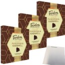 Feodora Pralinen Auslese Marzipan & Karamell 3er Pack (3x125g Schachtel) + usy Block