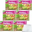 Katjes Family Glücksherzen Sauer 6er Pack (6x300g Beutel) + usy Block