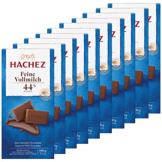 Hachez Feine Vollmilch 44% VPE (10x100g Tafel)