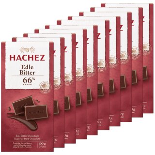 Hachez Schokolade Edle Bitter 66% VPE (10x100g Tafel)