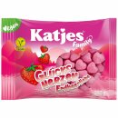 Katjes Family Glücksherzen Erdbeerliebe 6er Pack (6x300g Beutel) + usy Block
