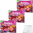 Katjes Family Winegums 3er Pack (3x300g Beutel) + usy Block