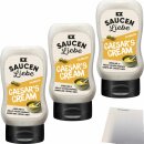 Saucen Liebe Caesar´s Cream 3er Pack (3x300ml Flasche) + usy Block