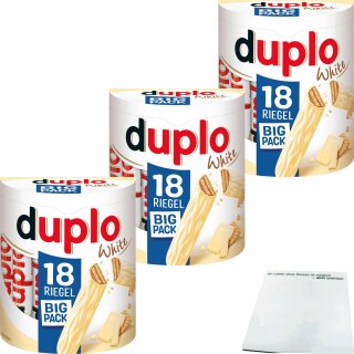 Duplo White Big Pack 18Stk 3er Pack (3x327,6g Packung) + usy Block