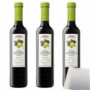 Darbo Fruchtsirup Schwarze Johannisbeere Zitrone Zuckerreduziert 3er Pack (3x0,5l Flasche) + usy Block