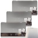 Hachez Schokolade Cocoa Selection Metalldose 3er Pack (3x150g Dose) + usy Block
