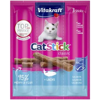 Vitakraft Cat Stick Lachs VPE (20X18g Packung)