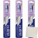 Dr Best Professional Zahnbürste Polimed Weich 3er Pack (3 Stck) + usy Block