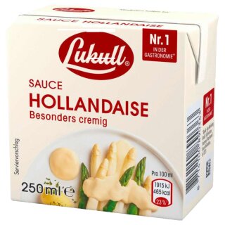 Lukull Sauce Hollandaise 6er Pack (6x250ml Packung)