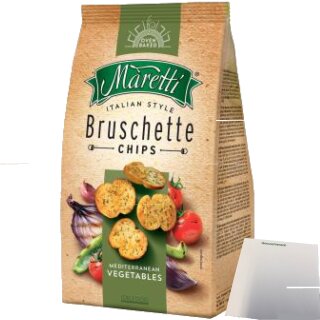 Maretti Bruschette Mediterranean Vegetables (1x150g Beutel) + usy Block