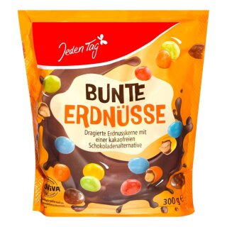 Jeden Tag Bunte Erdnüsse ChoViva (300g Beutel)