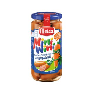Meica Mini Wini Singles Karotte (380g Glas)