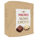 Hachez Schokolade Süße Grüße VPE (12x40g Packung) + usy Block